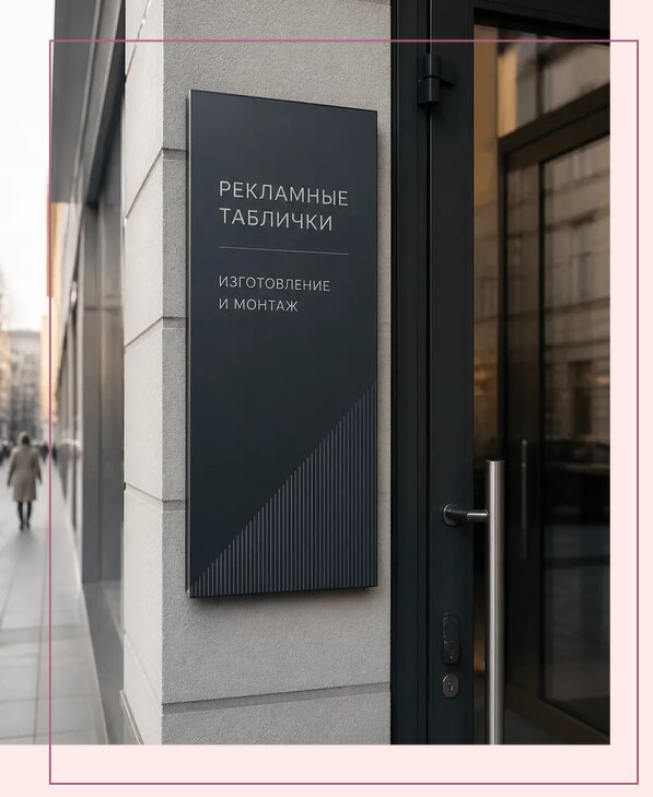 Рекламные таблички в Южноуральске по цене от 4921 р. | Аванза-Жрк