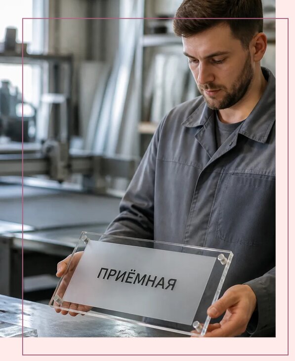 Таблички из оргстекла на заказ в Южноуральске от 4265 р. | Аванза-Жрк