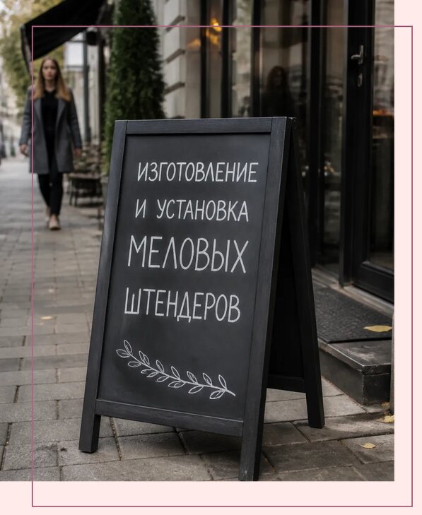 Меловые штендеры в Южноуральске по цене от 7108 р. | Аванза-Жрк
